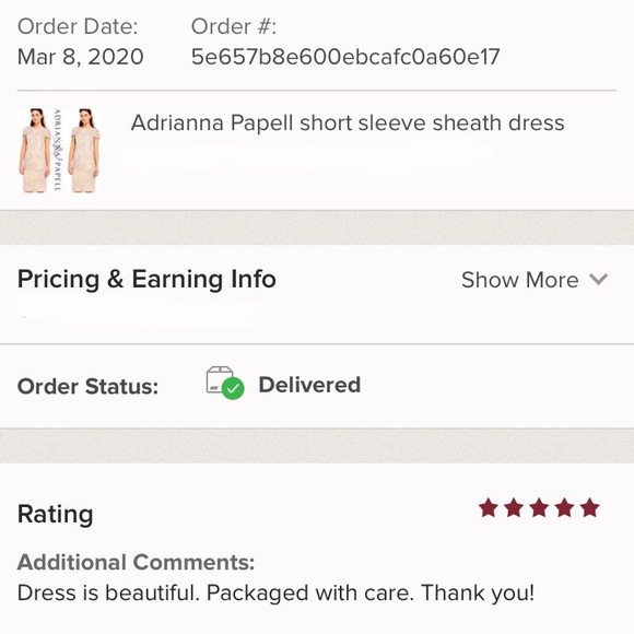 Adrianna Papell short sleeve sheath dress - Picture 3 of 7